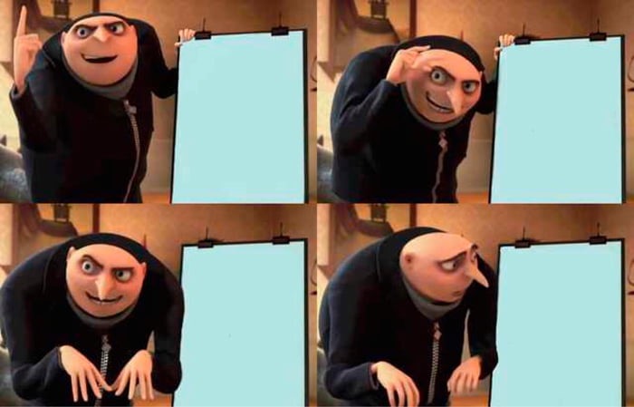 Gru's Plan meme about California Naturals