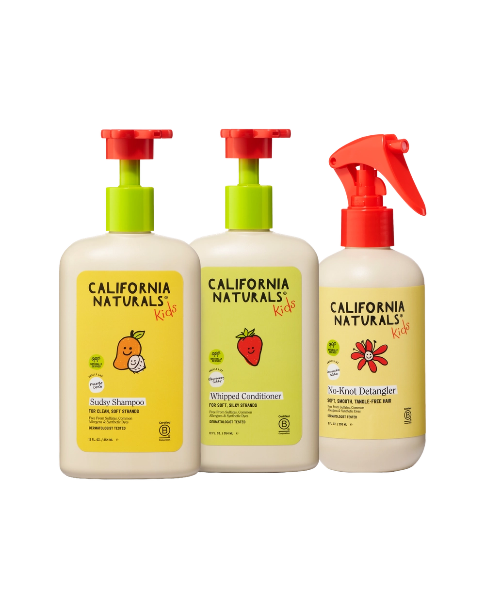 Fresh & Fruity Kids Natural Bathtime Hair Trio